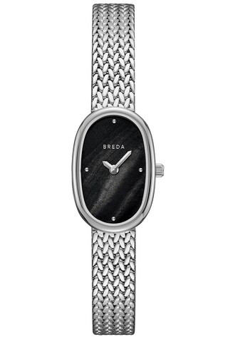 Small Jane Watch in Silver & Black | Revolve Clothing (Global)