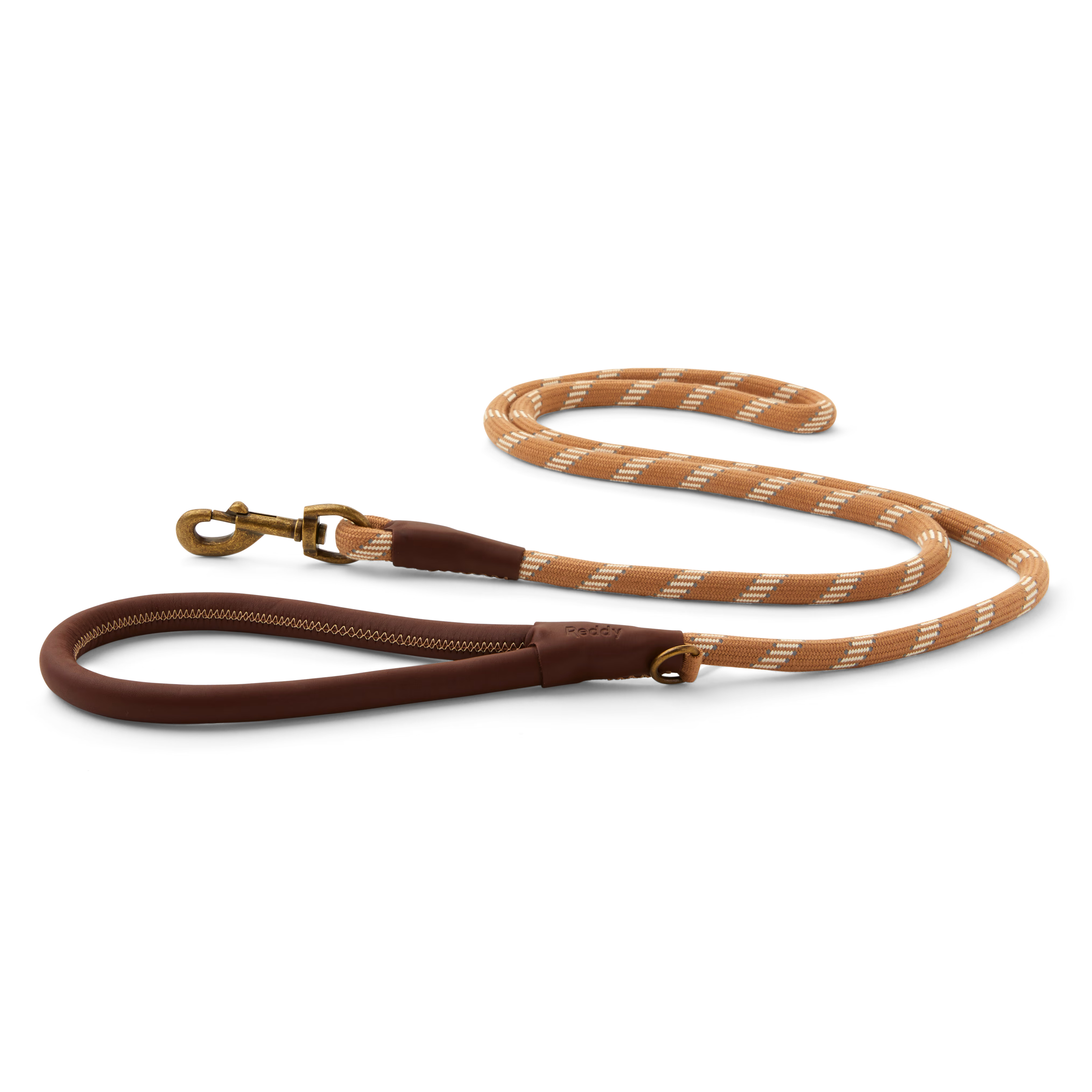 Reddy Tan Rope Dog Leash, 6 ft. | Petco