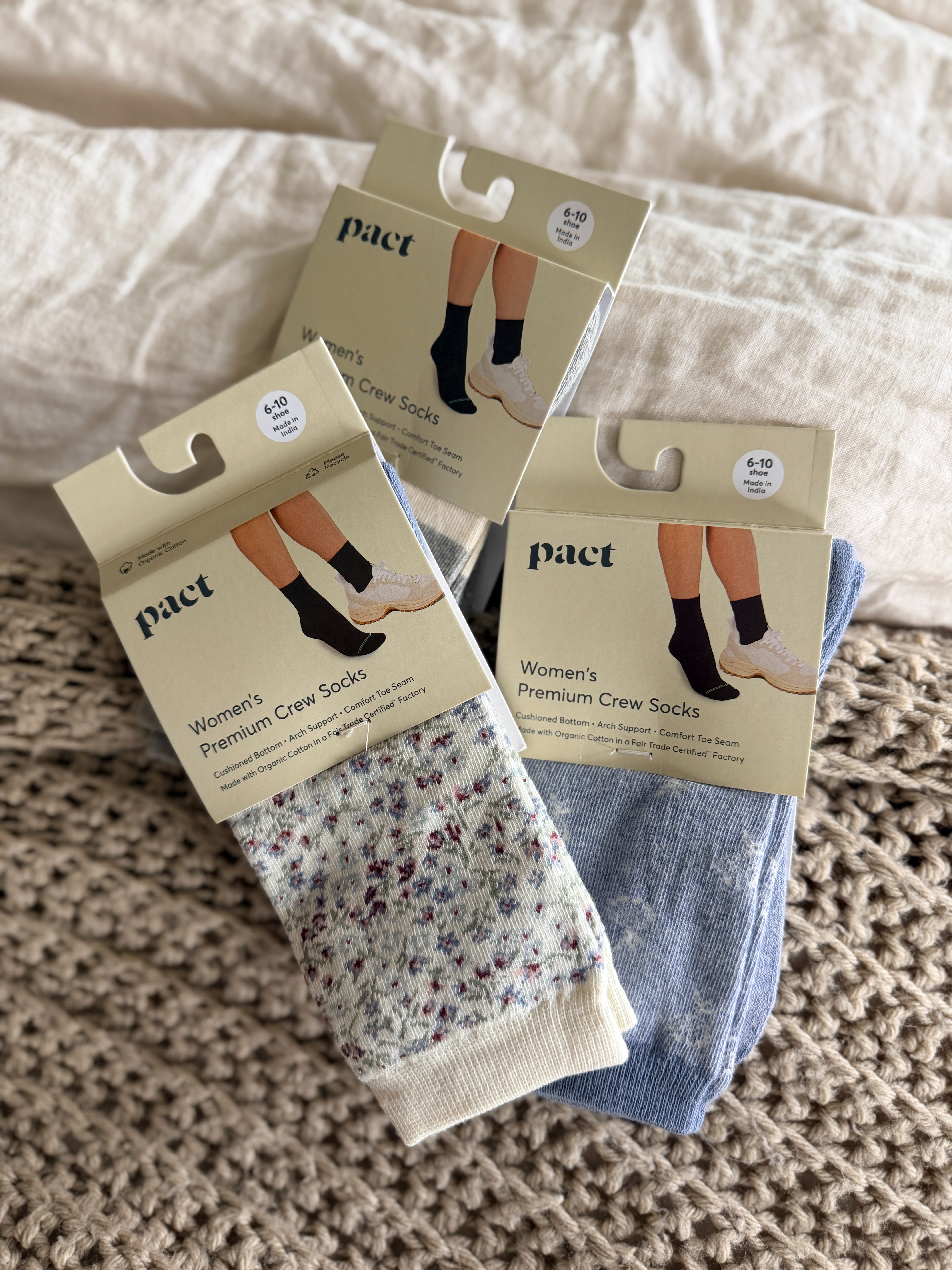 Organic cotton socks from Pact! LOVE!! 

 #LTKgrwm #LTKmomlife #LTKSeasonal
