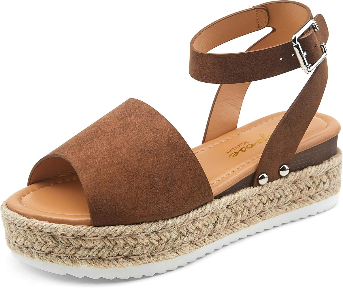 VEPOSE Women's 00A Espadrilles Sandals Classic Summer Platform Sandal for Women | Amazon (US)