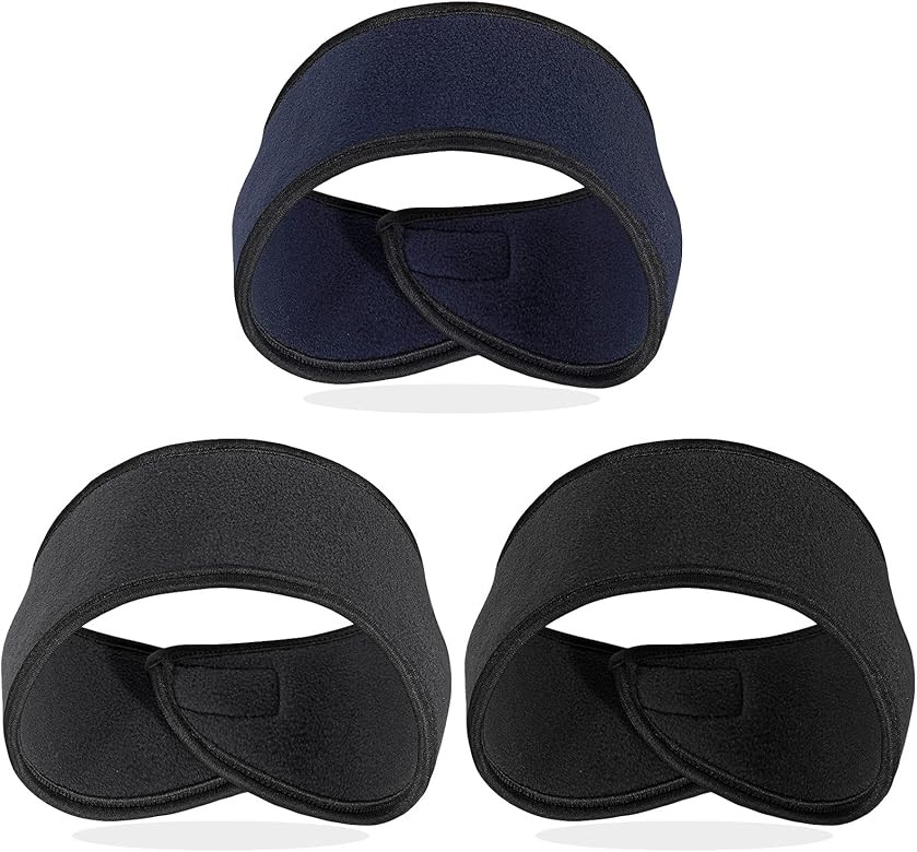 Ear Muffs Warmers Winter Fleece Headband for Men Women kids Ears Cover Running Cycling Skiing | Amazon (US)