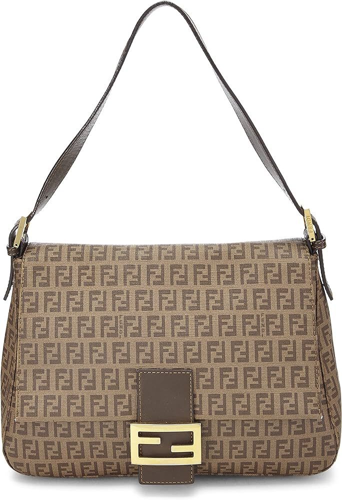 Amazon.com: Fendi, Pre-Loved Brown Zucchino Coated Canvas Mama, Brown : Clothing, Shoes & Jewelry | Amazon (US)