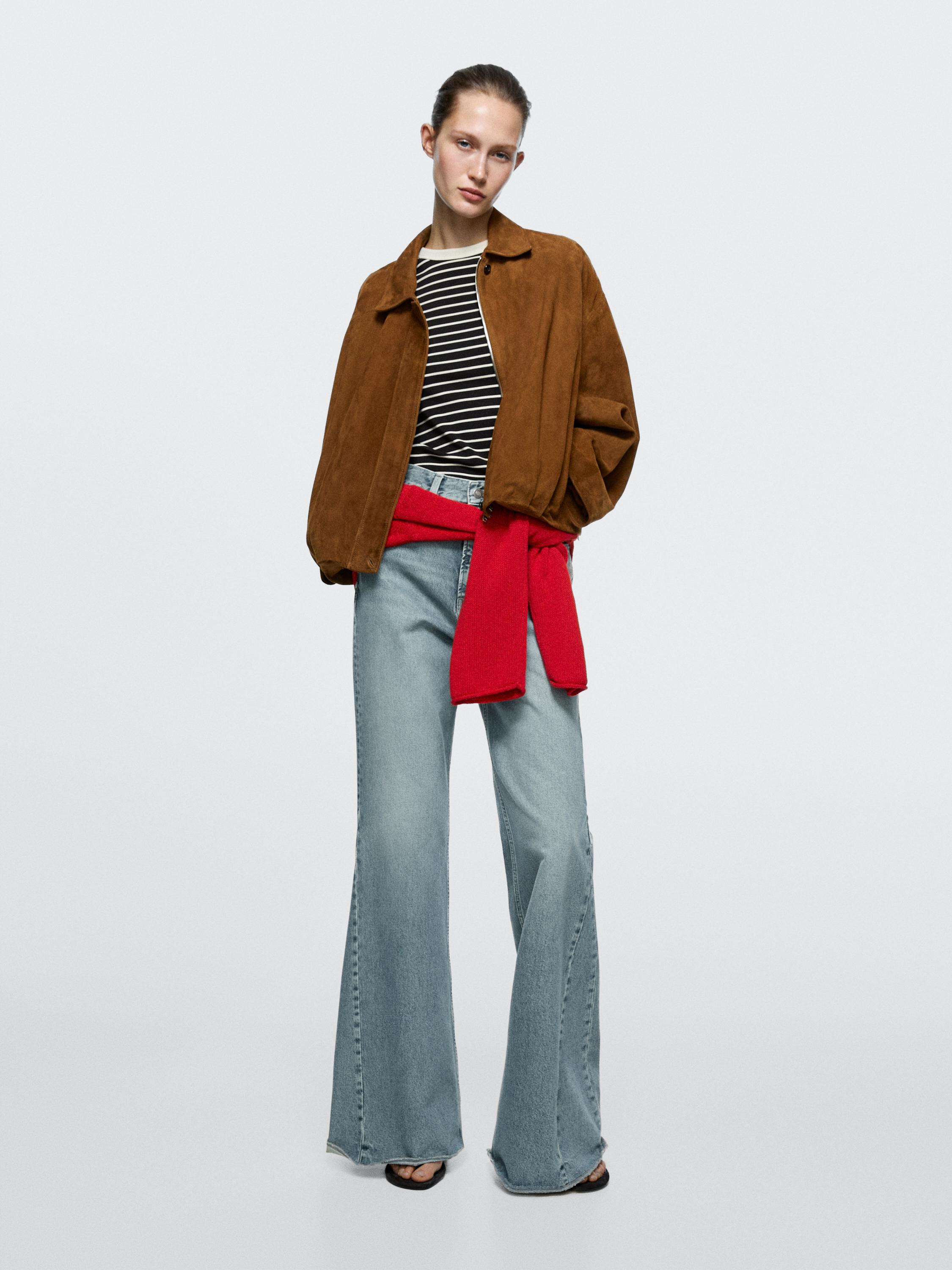 Jeans im Schlaghosen-Fit mit hohem Bund | Massimo Dutti DE