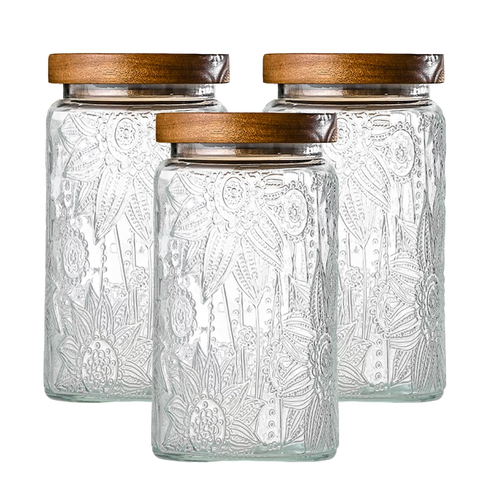 3 pack 32oz vintage galss jar with lid | Amazon (US)