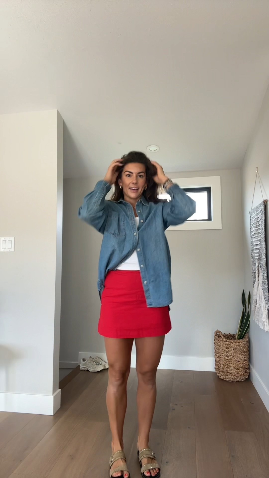 outfit of the day 🌶️
wearing xs in skort and denim top 

#LTKcanada #LTKsale #LTKsummer