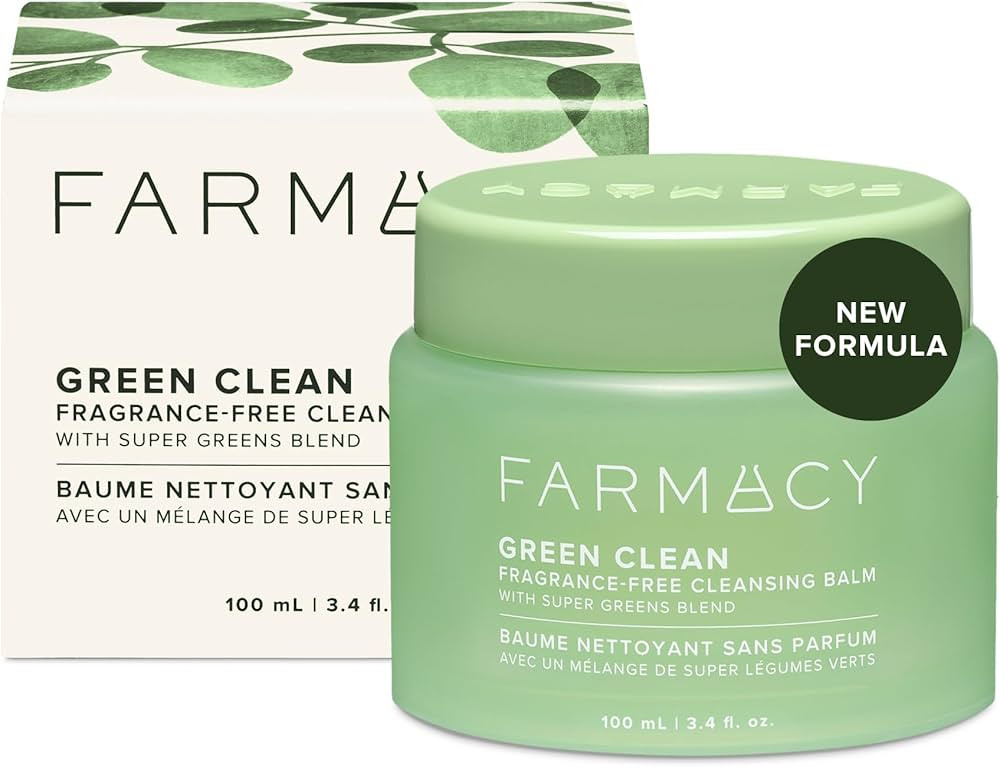 Farmacy Makeup Remover Cleansing Balm - Green Clean Waterproof Makeup Remover + Oil Based Cleanse... | Amazon (US)