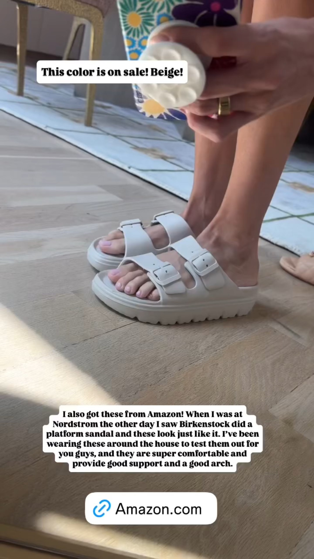 Another awesome Amazon summer find. These platform slides are going to perfect for the pool!

#LTKStyleTip #LTKFindsUnder50 #LTKShoeCrush