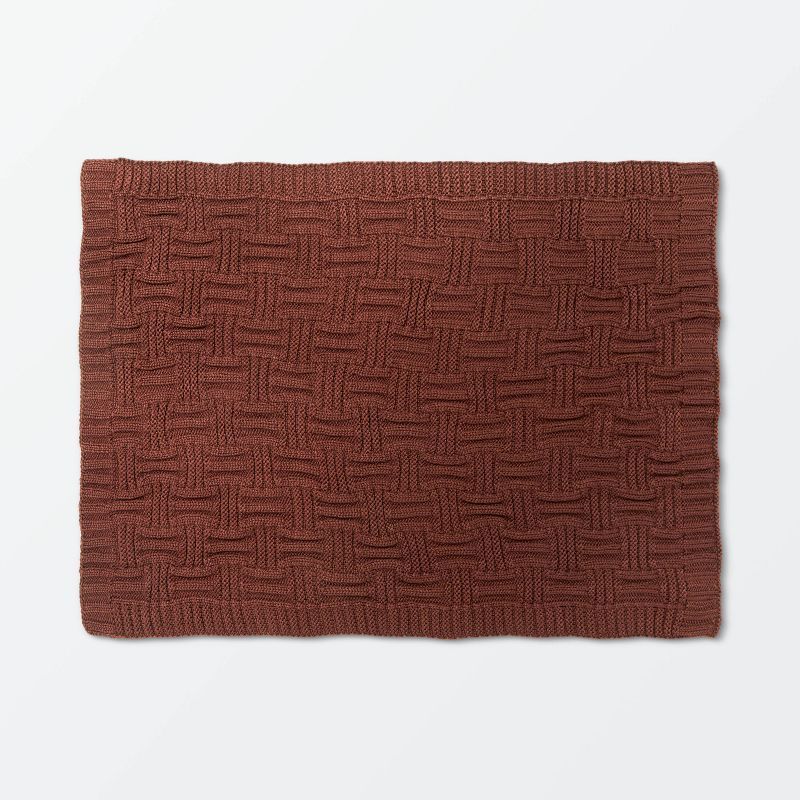 Basket Weave Knit Throw Blanket - Threshold™ designed with Studio McGee | Target