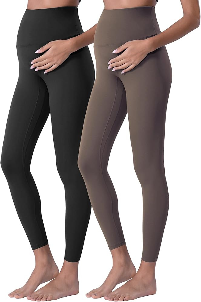 POSHDIVAH Women's Maternity Leggings Over The Belly Pregnancy Yoga Pants Active Wear Workout Legg... | Amazon (US)