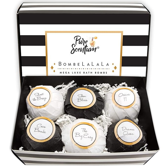 Bath Bombs Gift Set - Luxury Organic Bath Bombs for Her - Vegan Beauty Gift Set - US Made | Amazon (US)