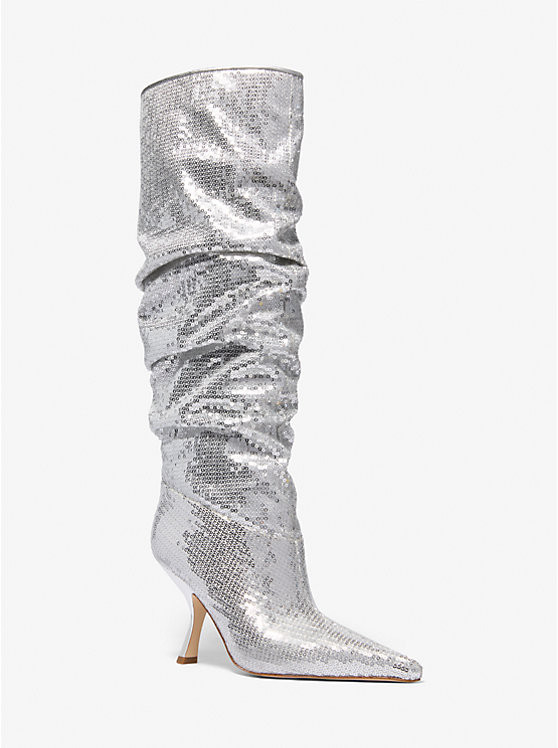 Luna Sequined Boot | Michael Kors US