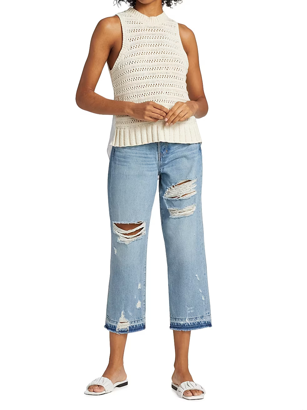 Sade Mixed Media Tank | Saks Fifth Avenue