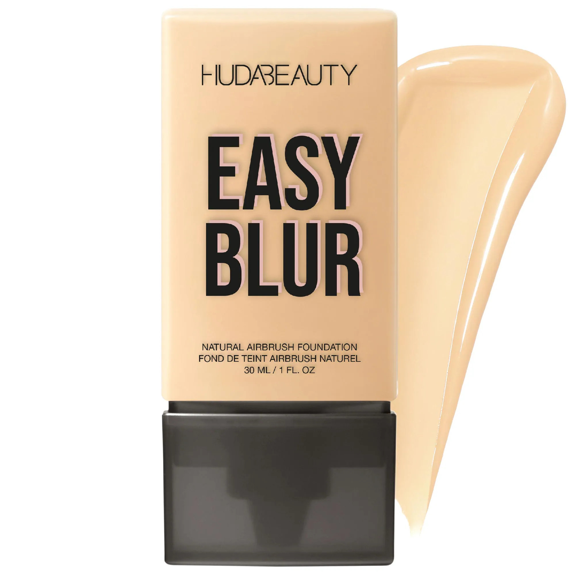 HUDA BEAUTY Easy Blur Natural Airbrush Foundation with Niacinamide Creme Brulee 150G 1 oz / 30 mL | Sephora (US)