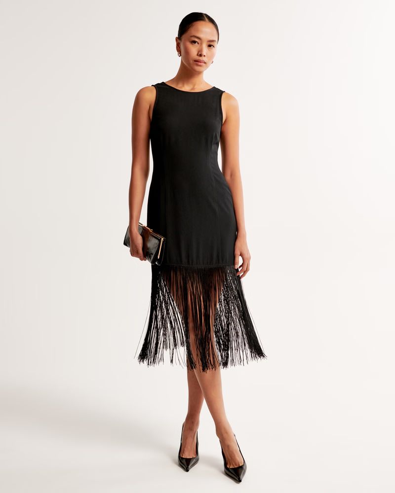 Women's Fringe Mini Dress | Women's Dresses & Jumpsuits | Abercrombie.com | Abercrombie & Fitch (US)