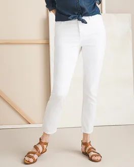 No-Stain White Girlfriend Crops | Chico's