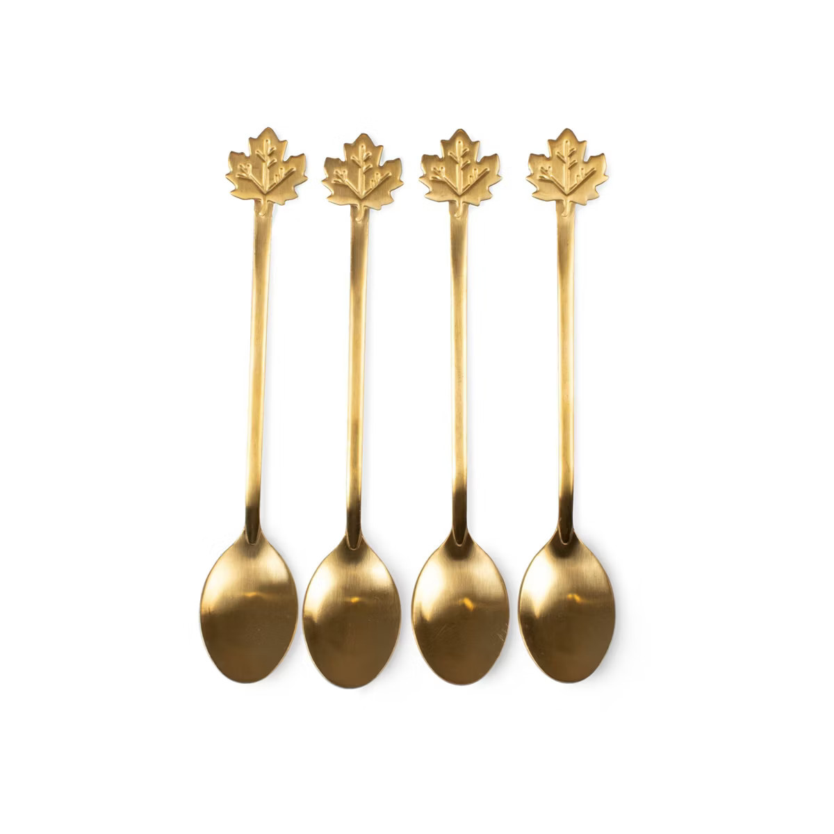4pk Novelty Stir Spoons Leaf - Bullseye's Playground™ | Target
