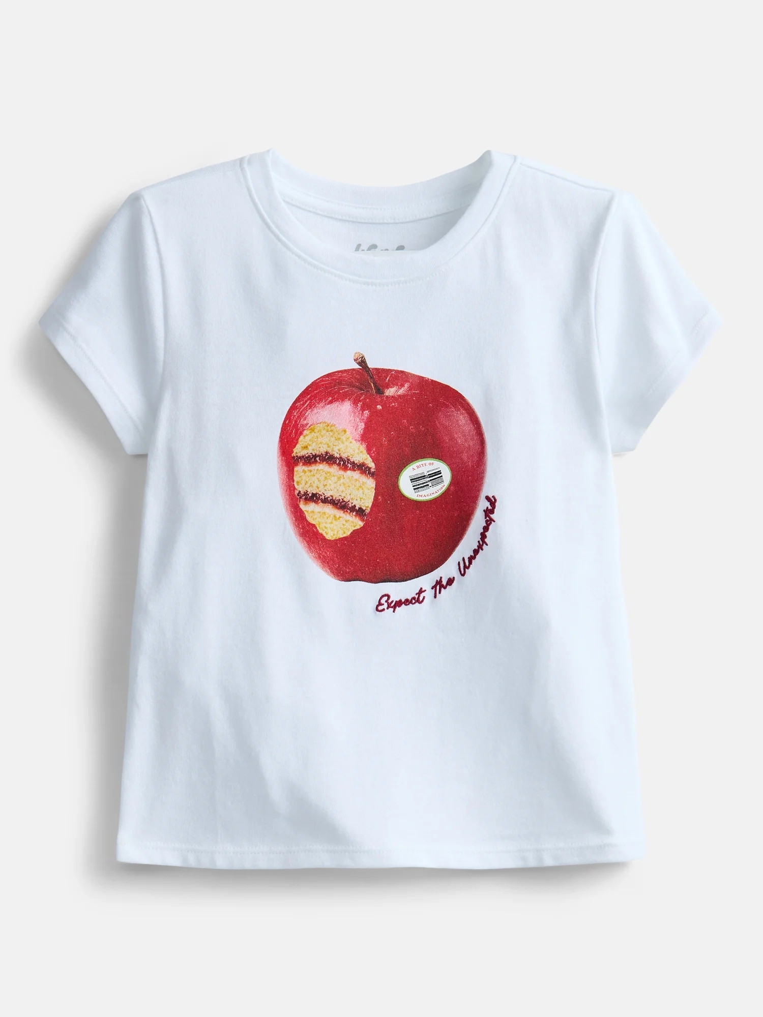 Wonder Nation Girls Embellished Graphic Tee with Short Sleeves, Sizes 4-18 & Plus | Walmart (US)