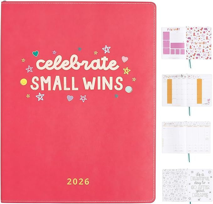 2026 Annual Planner Celebrate Small Wins, Dated Weekly and Monthly Planner January–December 202... | Amazon (US)