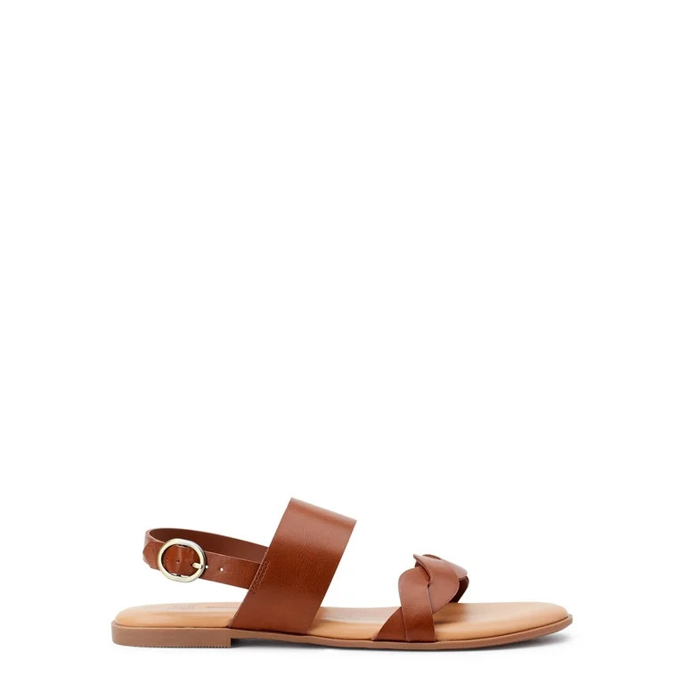Time and Tru Women's Twist Strap Sandals | Walmart (US)
