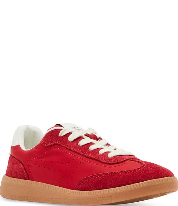 Duo Leather Suede Gum Sole Retro Sneakers | Dillard's