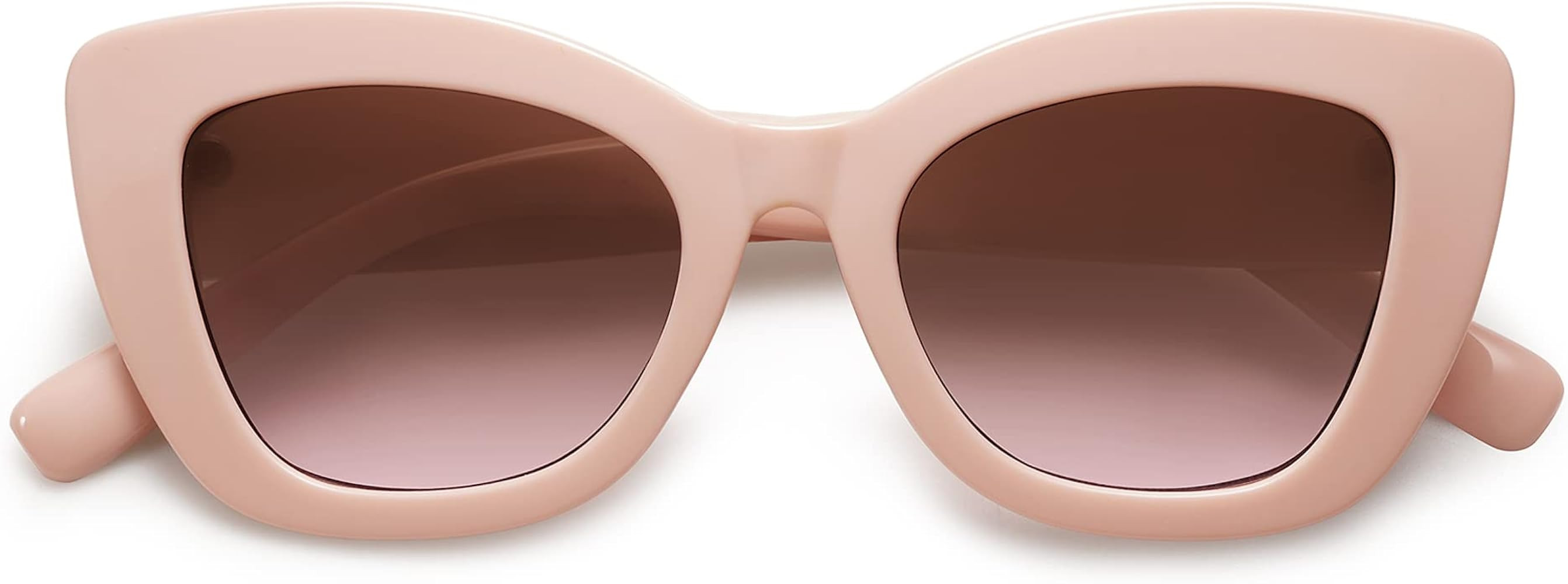 SOJOS Retro Cateye Sunglasses Women Classic Vintage Trendy Shades Sunnies Gafas de sole UV400 Pro... | Amazon (US)