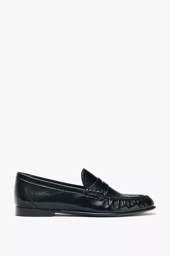SOFT RUCHED LOAFERS | Zara US
