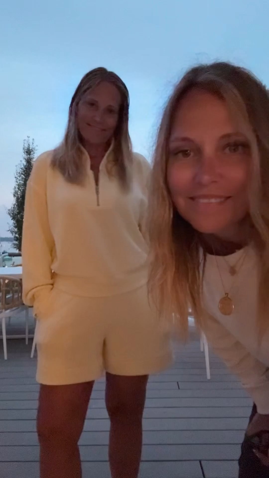 Sunset OOTD with a special guest. Tiffany couldn’t resist joining in to show off her outfit too, and we loved having her in the moment. It was the perfect way to end a beautiful evening.

#LTKSeasonal #LTKOver40 #LTKMidsize