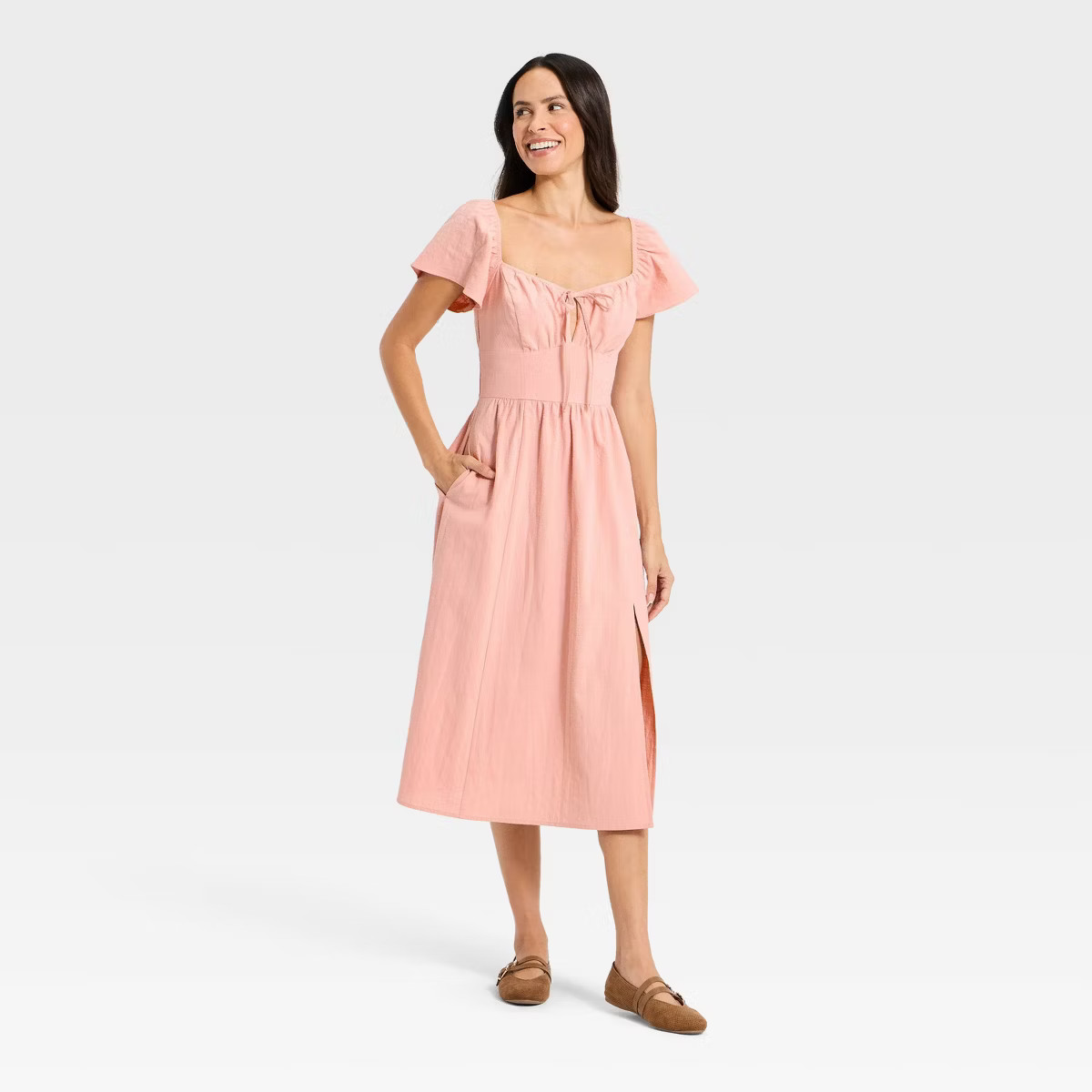 Women's Pullover Midi A-Line Dress - Universal Thread™ | Target