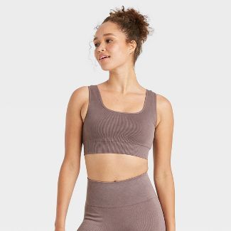 Women's Ribbed Seamless Bra - JoyLab™ | Target