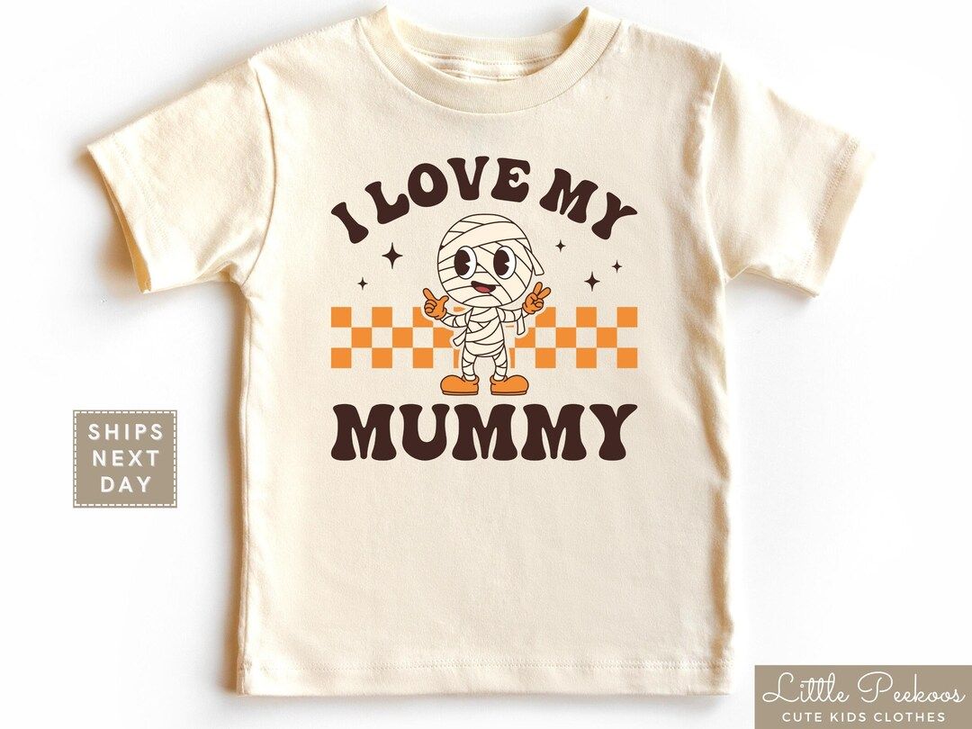 Funny Mummy Halloween Kids Shirt Cute I Love My Mummy - Etsy | Etsy (US)