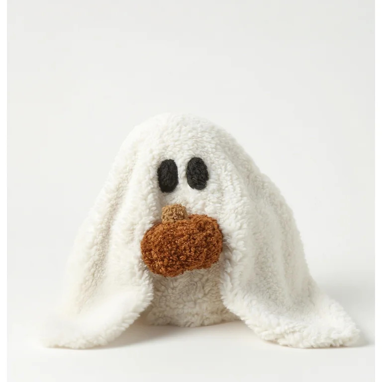 Halloween Decorations, Gus the Ghost with Pumpkin Pillow - Halloween Decoration Indoor Soft Dogs ... | Walmart (US)