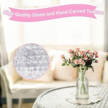 Glass Bud Vases in Bulk 24 Pcs,Small Glass Vases for Flowers,Wedding Decor Bud Vases in Bulk,Vint... | Amazon (US)