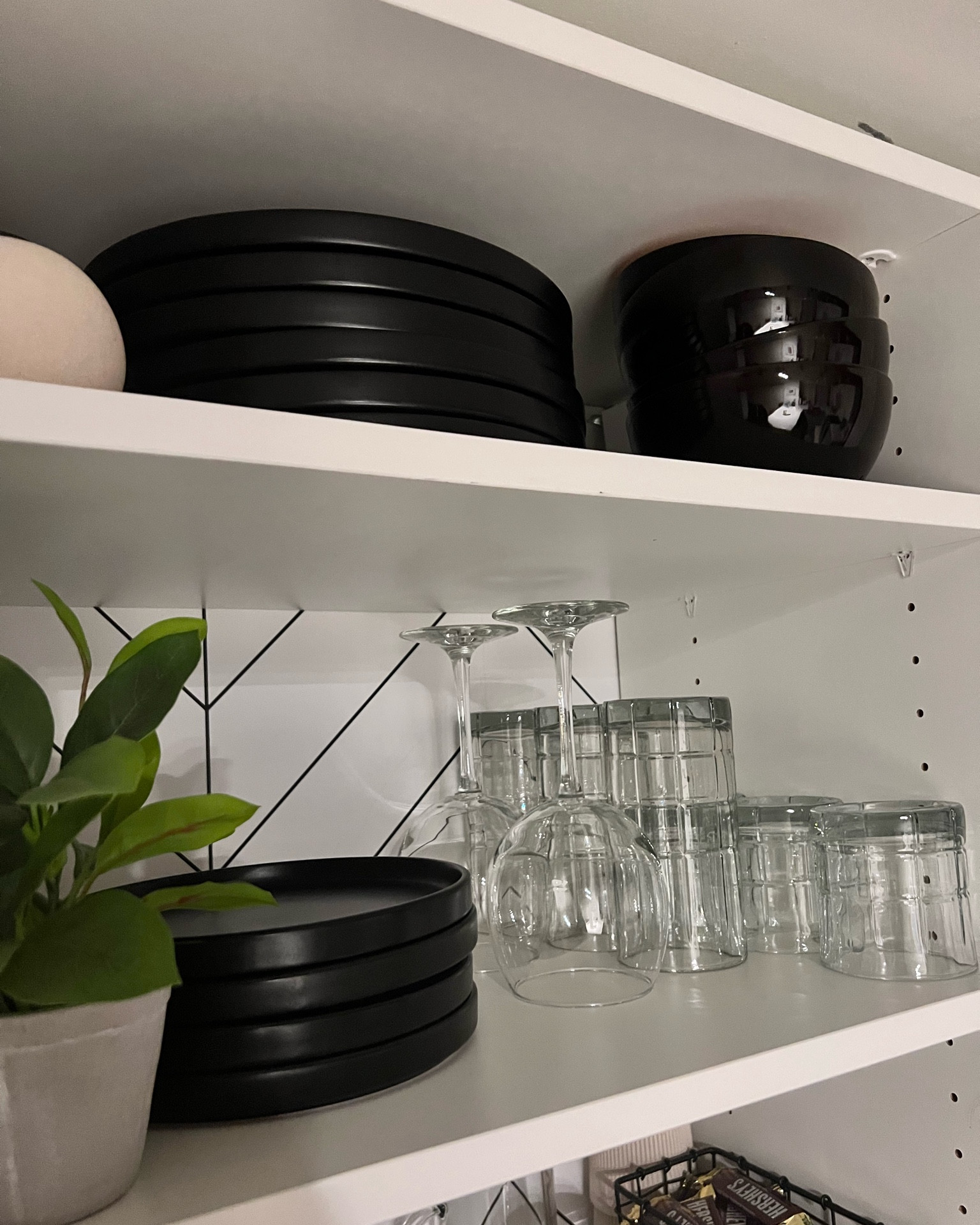 Pantry organization 
Black accents
Black bowls
Black plate
Matte black
Kitchen
Pantry 

#LTKunder100 #LTKhome
