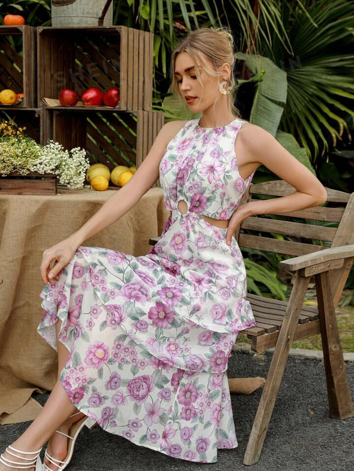 SHEIN Frenchy Women's Printed Dress (Random Pattern) | SHEIN