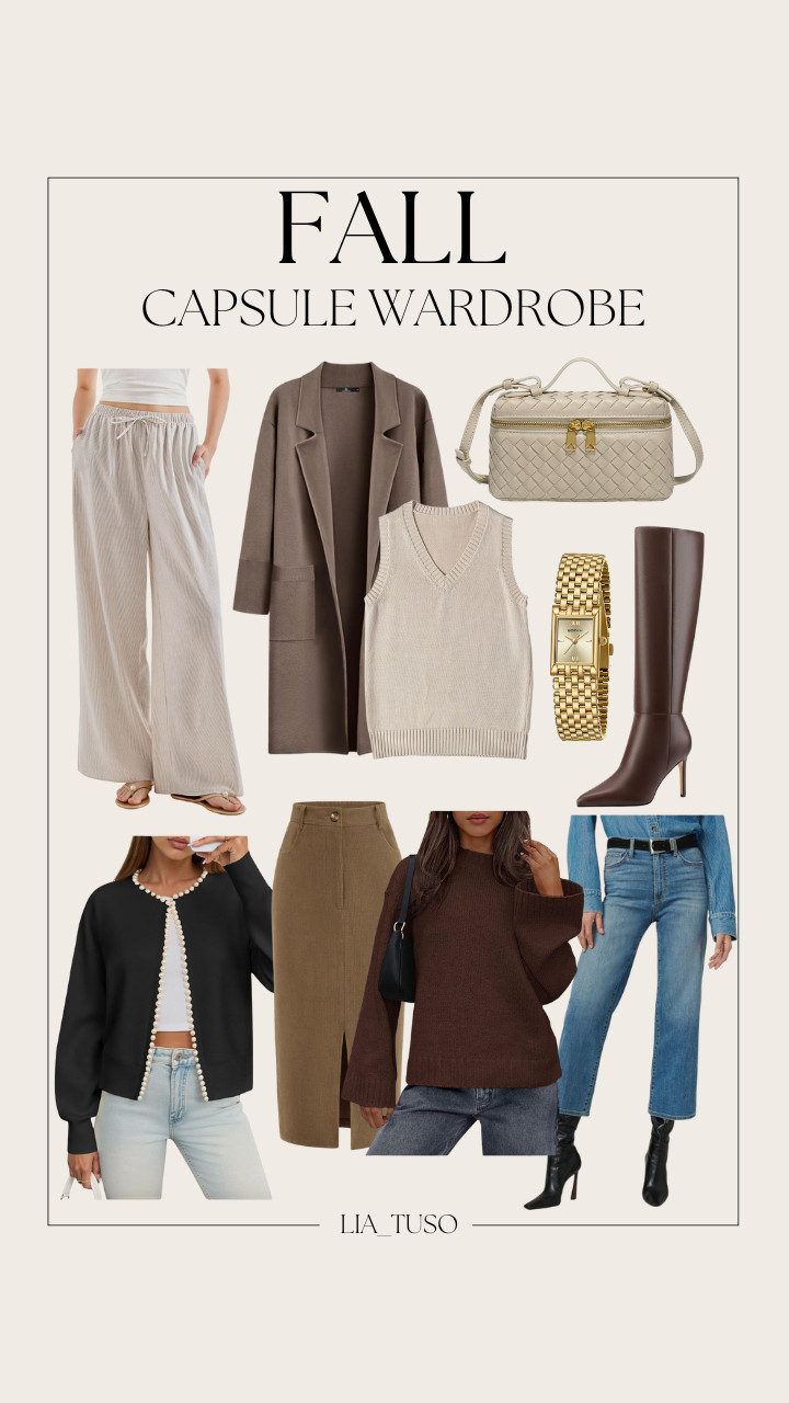 Fall Capsule Wardrobe || fall capsule wardrobe 2025 || fall capsule wardrobe essentials || minimalist fall capsule wardrobe || fall capsule wardrobe checklist || fall capsule outfits || neutral fall capsule wardrobe || chic fall capsule wardrobe || elegant fall capsule wardrobe || amazon fall capsule wardrobe || fall capsule wardrobe ideas 

 #LTKSeasonal #LTKStyleTip