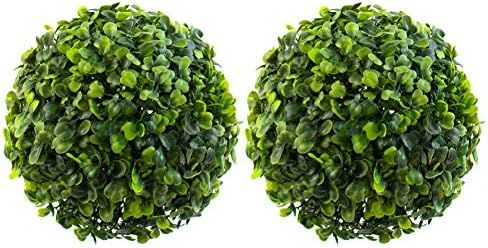 AUEAR, Artificial Boxwood Topiary Plant Balls Decorative for Table Decoration Garden Wedding Deco... | Amazon (US)