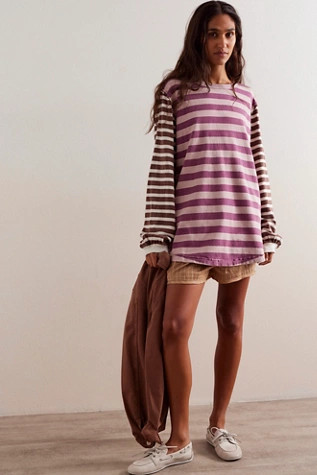 Sawyer Stripe Tee | Free People (Global - UK&FR Excluded)