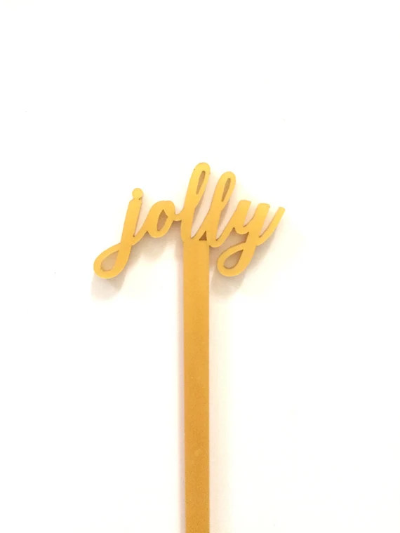 Jolly Swizzle Sticks,Drink Stirrer,Party Decorations, Holidays,Holiday Decor,Christmas Party,Cocktai | Etsy (US)