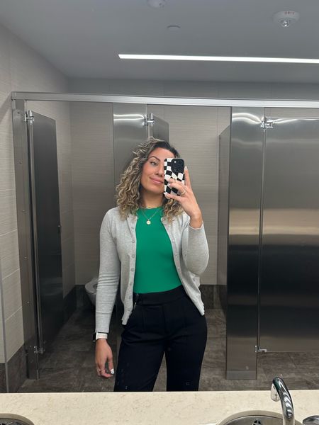 The comfiest bodysuit 💚 dreamy soft and amazing quality Workwear , business casual outfit , office outfit, everyday style, Amazon outfit 

#LTKstyletip #LTKunder50 #LTKworkwear