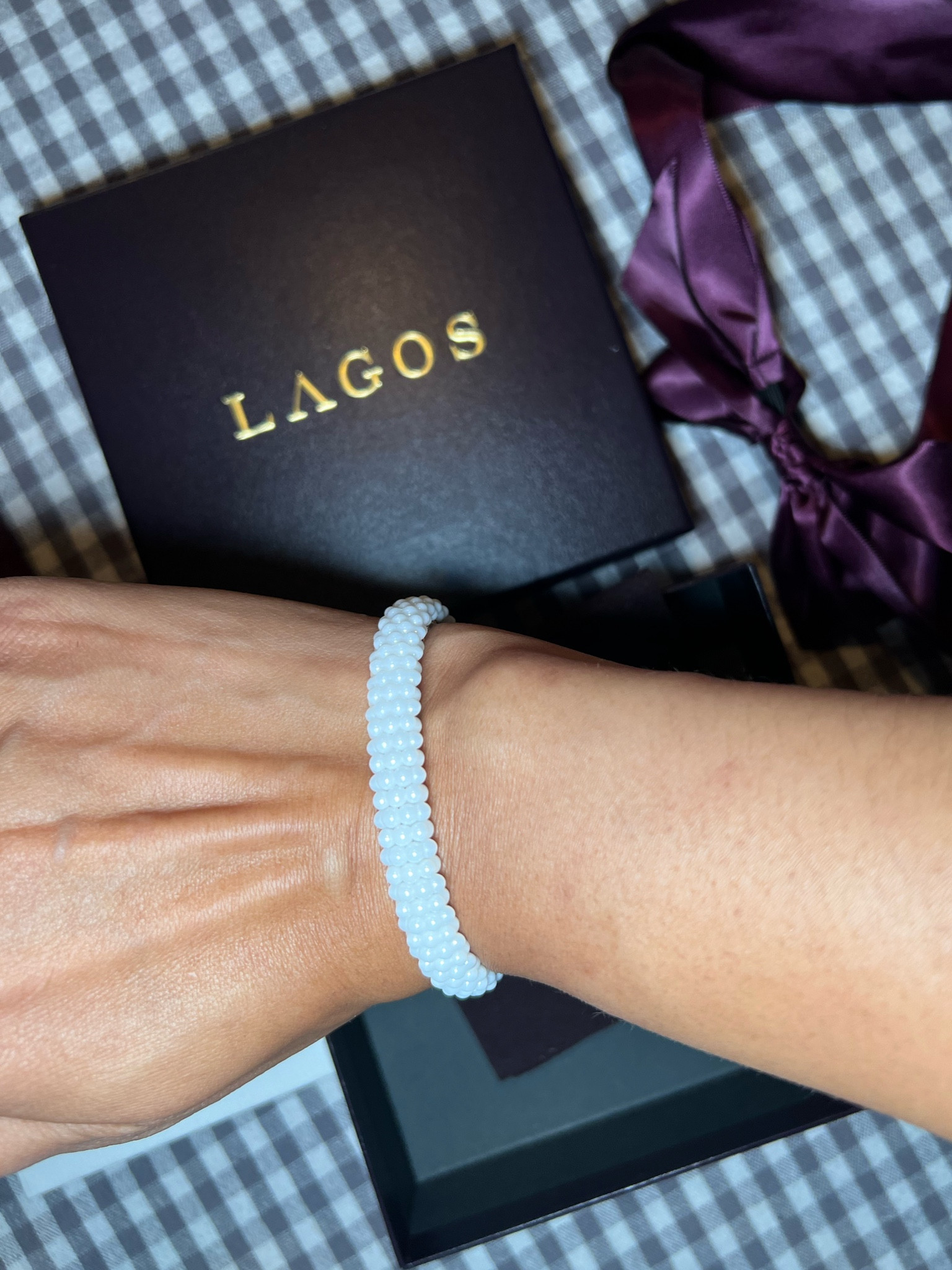 I struggle to find bracelets that fit my wrist! Lagos Caviar bracelet 
#stylishteacherluxe

#LTKStyleTip