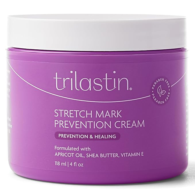 TriLASTIN Stretch Mark Cream for Pregnancy - Pregnancy Stretch Mark Prevention & Pregnant Belly C... | Amazon (US)