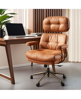 Ergonomic Swivel Office Chair, Extra Wide Comfy Desk Chair with Lumbar Support, Height Adjustable... | Macy's