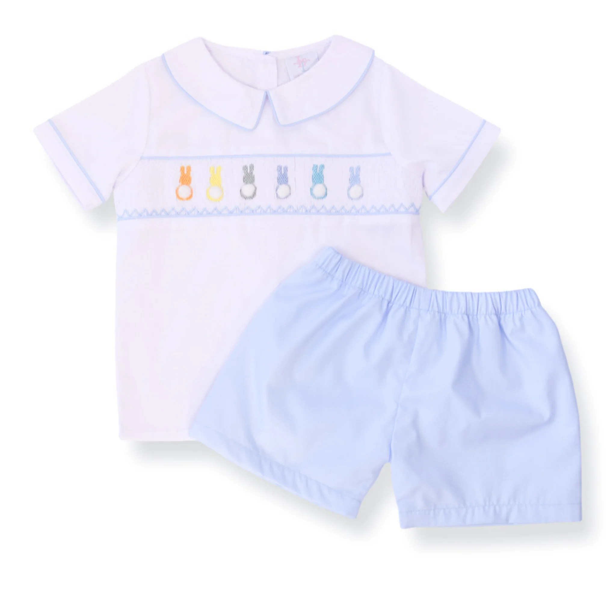 PRE-ORDER Caleb Colorful Boy Bunny Short Set | Lillie & Lilah