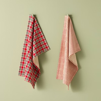 Set of 2 Kitchen Towels Red - Hearth & Hand™ with Magnolia | Target