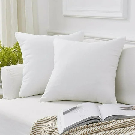 Pack of 4 Throw Pillows Insert Ultra Soft Bed & Couch Sofa Decorative Pillows-14*14 CUSHION | Walmart (US)