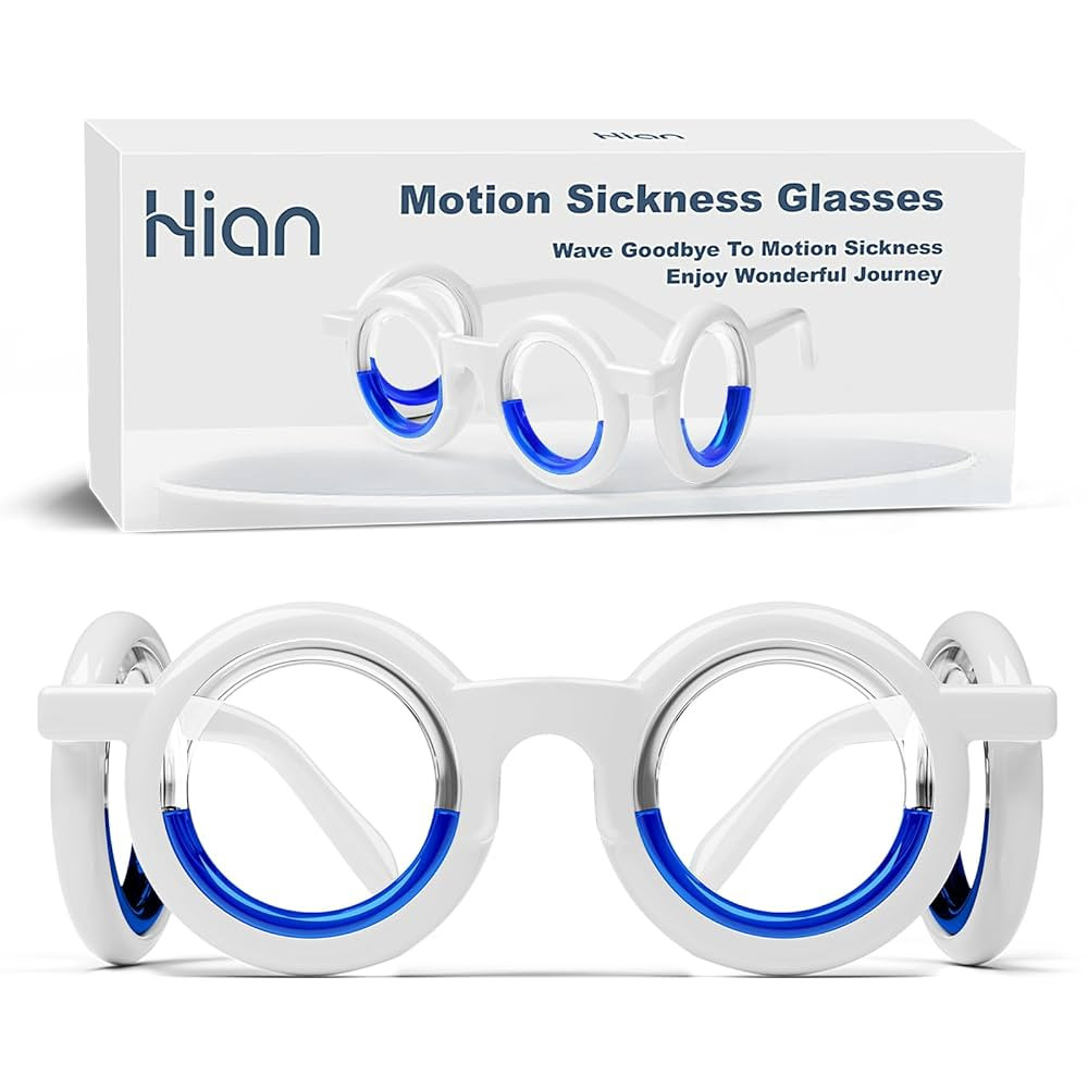 Hion Motion Sickness Glasses, Car Sickness Glasses,Relieve Carsickness Airsickness Seasickness Gl... | Amazon (US)