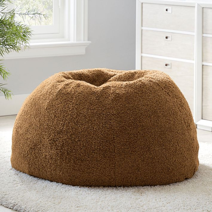 Teddy Bear Faux-Fur Bean Bag Chair | Pottery Barn Teen