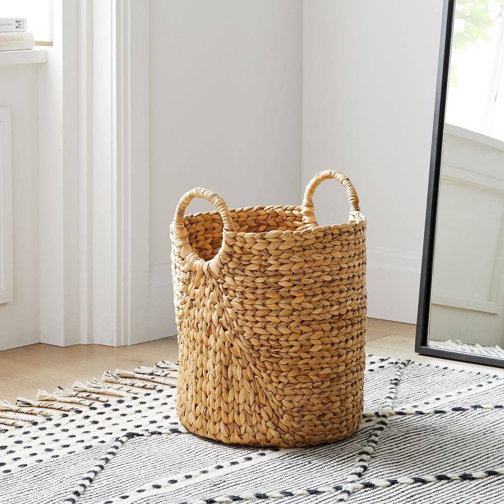Curved Seagrass Baskets - Natural | West Elm (US)