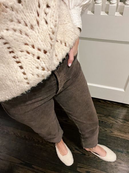 Brown jeans and shearling mules

#LTKshoecrush #LTKstyletip