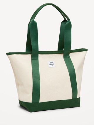 Medium Logo Canvas Tote Bag | Old Navy (US)